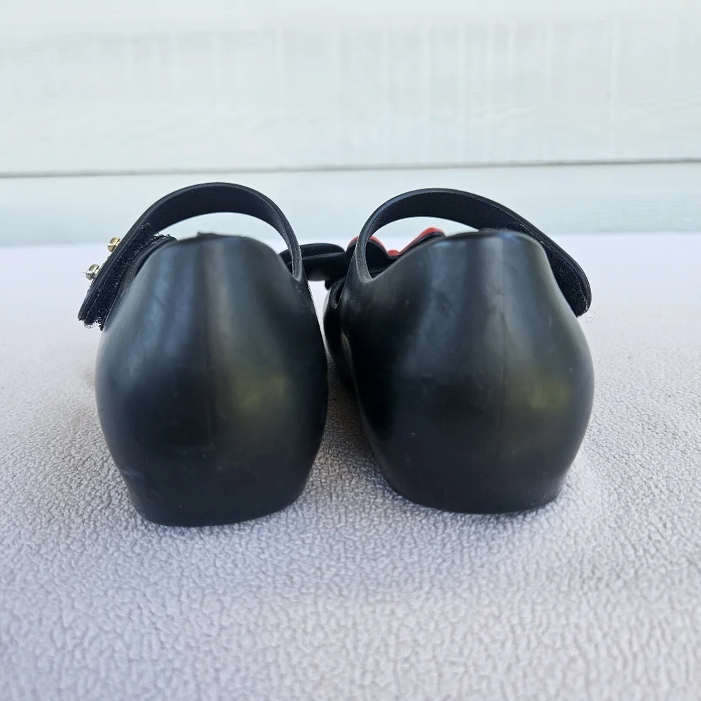 Mini Melissa Ultragirl Disney Twins Mickey Minnie Mouse Mary Jane Black SZ 10